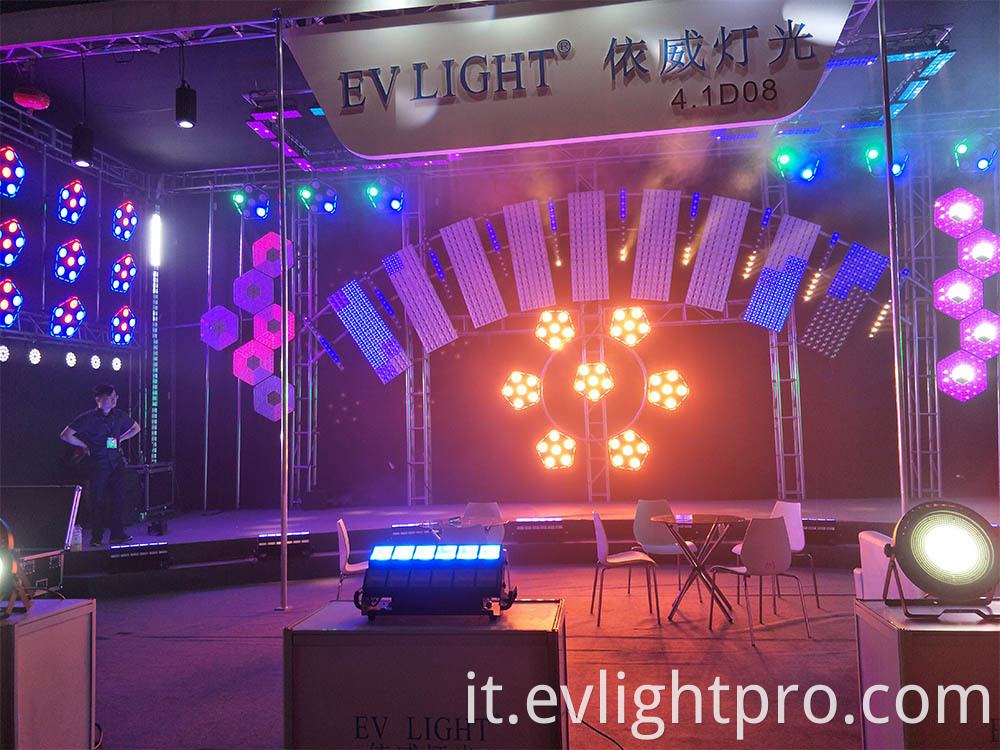 32 bit oscuramento pixel cieca 10W LED luce cyclorama luce